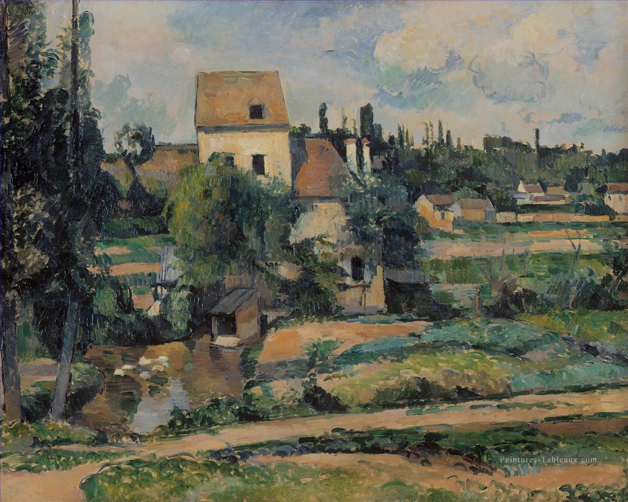 Moulin de la Couleuvre à Pontoise Paul Cézanne Peintures à l'huile